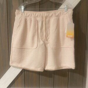 Men’s Malibu Soft Pink Waffle Knit Shorts – Sizes S, M, L, XL – NEW